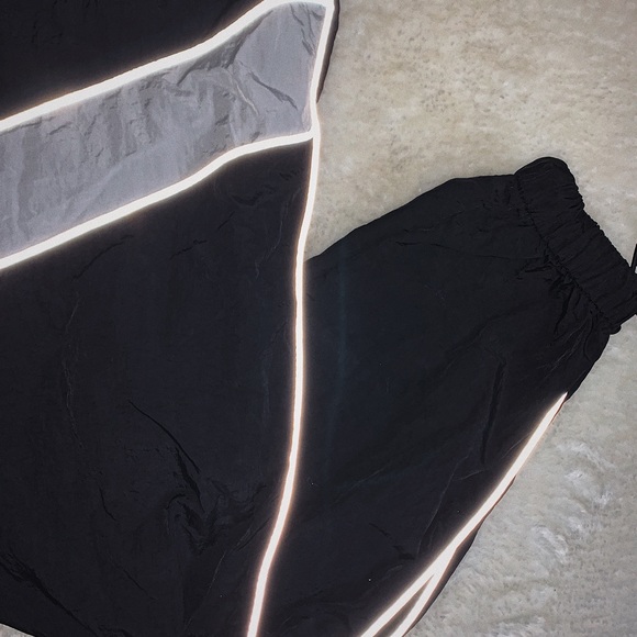 Drawstring reflective cargo pants - Picture 3 of 6